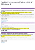 Sophia Environmental Science Unit 4 Milestone 4
