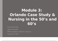  NURSING 491F_Escobar_N491_M3| Module 3: Orlando Case Study & Nursing in the 50’s and 60’s