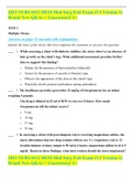 2022 NURS 6512 HESI Med Surg Exit Exam &lpar;V1 Version 1&rpar; Brand New Q&As &plus; Guaranteed A&plus;