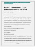 Copado - Fundamentals &ndash; 1 Exam Questions and Answers &vert;100&percnt; Pass