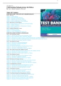 Test Bank For Understanding Pathophysiology 6th & 7th Edition All Chapters | Complete Guide