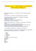  Scholar's Cup - 2024 Starter Kit Questions And Answers Rated A&plus;&period;