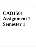 CAD1501 Assignment 2 Semester 1 2022