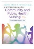VERIFIED 100% Test Bank Community and Public Health Nursing 3rd Edition DeMarco Walsh
