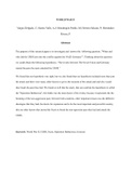 WWII research paper 