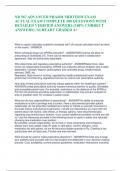 NR 567 ADVANCED PHARM MIDTERM EXAM  ACTUAL EXAM COMPLETE 300 QUESTIONS WITH  DETAILED VERIFIED ANSWERS &lpar;100&percnt; CORRECT  ANSWERS&rpar; &sol;ALREADY GRADED A&plus;