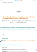 erviceNow Certification Dumps&rpar; ServiceNow - Certified System Administrator CSA - Exam Question