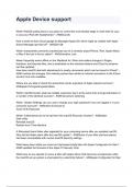 apple device support questions and answers 2024&sol;2025this package contains question and answers for apple device support and all the questions are rated A  and are very good for exam preparation