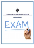 CLG 0010 EXAM| Questions and Answers| Solved|