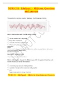 NURS 211 - LifeSpan1 - Midterm&period; Questions and Answers