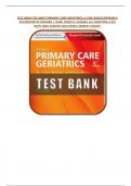 TEST BANK FOR HAM'S PRIMARY CARE GERIATRICS&colon; A CASE-BASED APPROACH 6TH EDITION BY RICHARD J&period; HAM&vert; PHILIP D&period; SLOANE&vert; ALL CHAPTERS &lpar;1-54&rpar; WITH 100&percnt; VERIFIED SOLUTIONS&vert; NEWEST UPDATE