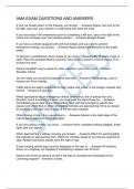 AMA EXAM QUESTIONS AND ANSWERS