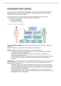 Psychology Unit 3 AOS 1 Summary Notes