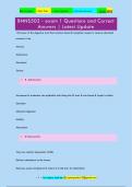 BNNS502 - exam 1 Questions and Correct  Answers &vert; Latest Update
