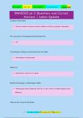 BNNS502 pt 2 Questions and Correct  Answers &vert; Latest Update