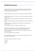 BU398 Final Exam questions with complete solutions graded A&plus;