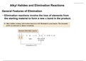 Alkyl Halides and Elimination Reactions