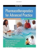 Pharmacotherapeutics for Advanced Practice- A Practical Approach 5th Edition Arcangelo Test Bank ISBN-13: 9781975160593 |COMPLETE TEST BANK|ALL CHAPTERS.