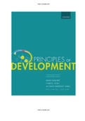Principles of Development 6th Edition Wolpert Test Bank ALL Chapters Included (1 - 14)|ISBN-13: 9780198800569 |COMPLETE TEST BANK| Guide A+.