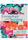 Gerontologic Nursing 6th Edition Meiner Test Bank