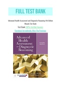 Advanced Health Assessment and Diagnostic Reasoning 4th Edition Rhoads Test Bank