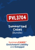 PVL3704 - Summary of Cases (Estoppel)