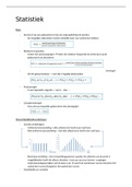 Samenvatting  Statistiek 2e jaar