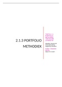 2.1.3 Portfolio methodiek (+bijlagen)