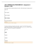 100&percnt; VERIFIED SOLUTIONS MNB1501&colon; Assignment 2 Semester 2 2022