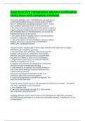 State farm Fire independent adjuster certification study exam with complete solutions
