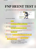 FNP HEENT TEST 1