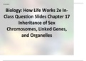 Biology: How Life Works 2e InClass Question Slides Chapter 17 Inheritance of Sex Chromosomes, Linked Genes, and Organelles