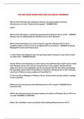 ITN 200 EXAM QUESTIONS AND ACCURATE ANSWERS