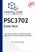PSC3702 EXAM PACK 2024