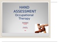 help occupational therapy student with understanding hand dysfunctions 