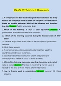 FNAN 522 Module 1 Homework Questions & Answers&lpar;2022&rpar; &lpar;Verified Answers&rpar;