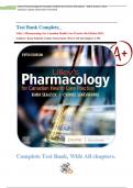 Test Bank Complete&lowbar; Lilley&rsquo;s Pharmacology For Canadian Health Care Practice 5th Edition-2024&comma; Authors&colon; Kara Sealock&vert; Cydnee Seneviratne &lpar;Part 1-10&vert; All chapters 1-58