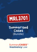 MRL3701 - Cases Summary (2022)