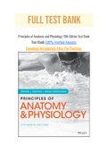 Principles of Anatomy and Physiology 15th Edition Test Bank