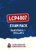 LCP4807 - EXAM PACK (Questions and Answers for 2018-2022) (Download file)