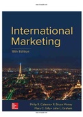 International Marketing 18th Edition Cateora Test Bank