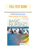 Basic Nursing Thinking Doing and Caring 2nd Edition Treas Test Bank