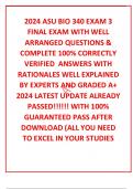 2024 ASU BIO 340 EXAM 3 FINAL EXAM WITH WELL ARRANGED QUESTIONS & COMPLETE 100&percnt; CORRECTLY VERIFIED  ANSWERS WITH RATIONALES WELL EXPLAINED BY EXPERTS AND GRADED A&plus; 2024 LATEST UPDATE ALREADY PASSED&excl;&excl;&excl;&excl;&excl;&excl; WITH 100&percnt; GUARANTEED PASS AFTER DOWNLOAD &lpar;ALL YOU N