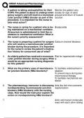 NR 567 ADVANCED PHARM MIDTERM EXAM 2024-2025 ACTUAL EXAM COMPLETE 200 QUESTIONS WITH DETAILED VERIFIED ANSWERS &lpar;100&percnt; CORRECT ANSWERS&rpar; &sol;ALREADY GRADED A&plus;