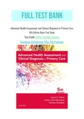 Advanced Health Assessment and Clinical Diagnosis in Primary Care 5th Edition Dains Test Bank