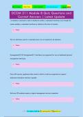 DCOM 211 Module 8 Quiz Questions and  Correct Answers &vert; Latest Update