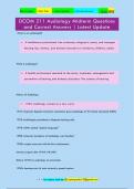 DCOM 211 Audiology Midterm Questions  and Correct Answers &vert; Latest Update