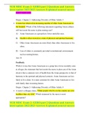 NUR MISC Exam 2- GERO part 2 Questions and Answers latest update 2022&sol;2023 Answers Explained assured success 