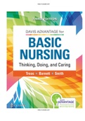 Test Bank for Davis Advantage Basic Nursing&colon; Thinking&comma; Doing&comma; and Caring 3rd Edition Treas Wilkinson ISBN-13&colon; 9781719642071 &vert;COMPLETE TEST BANK &vert; Guide A&plus;&period;