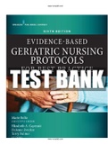 Test Bank for Evidence-Based Geriatric Nursing Protocols for Best Practice 6th Edtion Boltz ISBN-13&colon; 9780826188144  &vert;COMPLETE TEST BANK &vert; Guide A&plus;&period;
